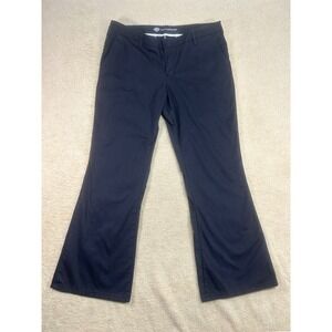 Dickies Crafted for Women Dark Black Flare Leg Work Pants‎ Size 18R
